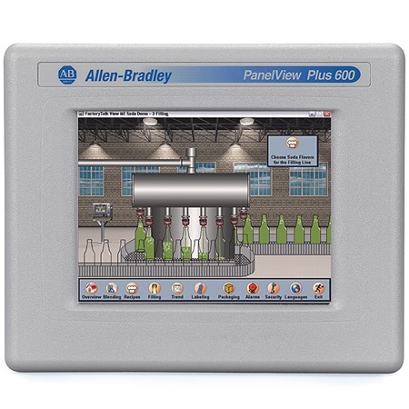 Allen Bradley 2711P-RBK10 PanelView Plus HMI Graphic Terminals 2711P-RBK10 Touchscreen Panel Operator Interfaces