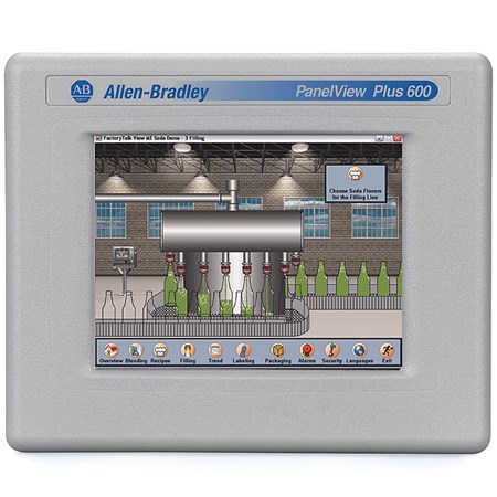 Allen Bradley 2711P-K6M1D PanelView Plus HMI Graphic Terminals 2711P-K6M1D Touchscreen Panel Operator Interfaces