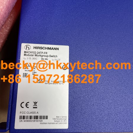 Hirschmann MACH102-8TP-R Modular Ethernet Switches MACH102-8TP-R Industrial Rail Swithes In Stock