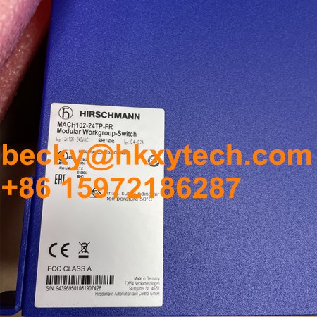 Hirschmann MACH102-24TP-F Modular Ethernet Switches MACH102-24TP-F Industrial Rail Swithes In Stock