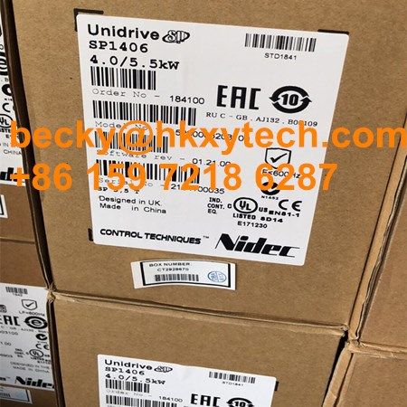 Emerson Control Techniques Unidrive SP1405 AC Drives SP1405 Servo Drives Arrived Emerson Control Techniques Unidrive SP1405 AC Drives SP1405 Servo Drives Arrived
