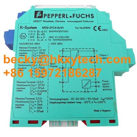 Pepperl+Fuchs KFD2-STC4-Ex1.H SMART Transmitter Power Supply KFD2-STC4-Ex1.H Safety Barriers Brand Orignal New Arrived Pepperl+Fuchs KFD2-STC4-Ex1.H SMART Transmitter Power Supply KFD2-STC4-Ex1.H Safety Barriers Brand Orignal New Arrived
