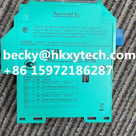 Pepperl+Fuchs KFD2-VR4-Ex1.26 Voltage Repeaters KFD2-VR4-Ex1.26 Isolated Barriers 24 VDC Arrived Pepperl+Fuchs KFD2-VR4-Ex1.26 Voltage Repeaters KFD2-VR4-Ex1.26 Isolated Barriers 24 VDC Arrived