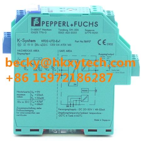 Pepperl+Fuchs KCD2-UT2-Ex1 Safety Barriers 1-Channel KCD2-UT2-Ex1 Universal Temperature Converters Made In Singapore Arrived