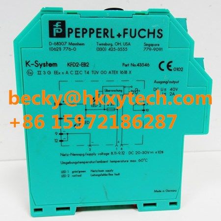 Pepperl+Fuchs KFD2-EB2 Power Feed Modules KFD2-EB2 Safety Barriers Made In Singapore In Stock