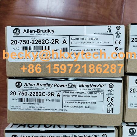 Allen-Bradley 20-750-2262C-2R PowerFlex 750 IO Module 20-750-2262C-2R PLC Module In Stock