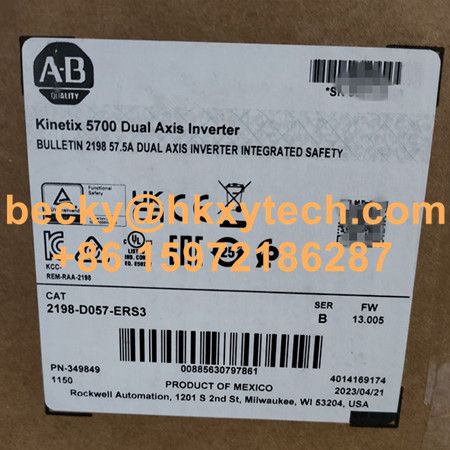 Allen-Bradley 2198-D006-ERS3 Ethernet IP Servo Drive 2198-D006-ERS3 Kinetix 5700 Dual Axis Inverter In Stock