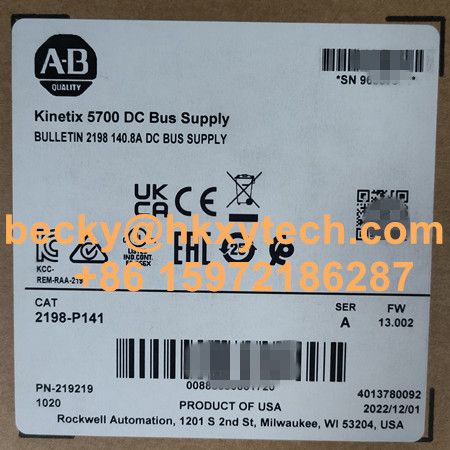 Allen-Bradley 2198-H040-ERS Kinetix 5500 Servo Drive 2198-H040-ERS VP Low Inertia Servo Motor In Stock