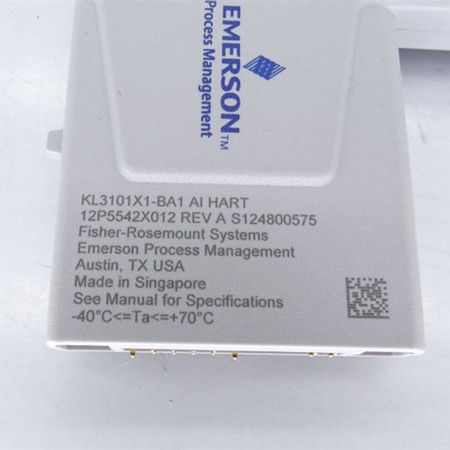 DeltaV SE4307T01 KL3101X1-BA1 I.S. AI 4-20 mA HART CHARM   KL3101X1-BA1 M-series I/O Subsystem In Stock