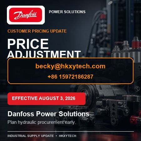 Danfoss Power Solutions price adjustment effective August 3 2026