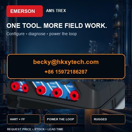 EMERSON TREXLFPKLWS3SRW field device configuration and diagnostics