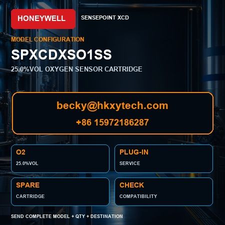 SPXCDXSO1SS O2 25 percent volume replacement sensor configuration