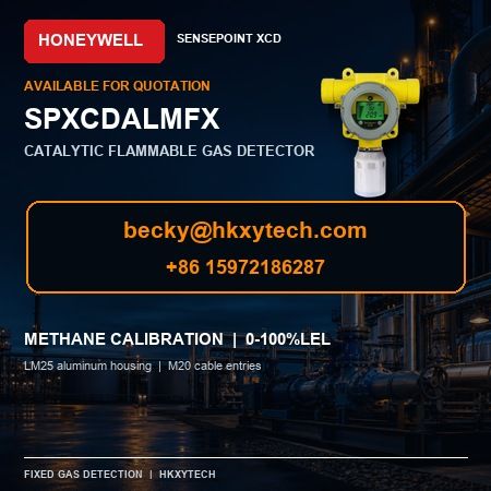 Honeywell SPXCDALMFX Sensepoint XCD catalytic flammable gas detector