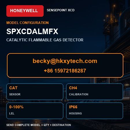 SPXCDALMFX Model Configuration SPXCDALMFX catalytic methane 0 to 100 percent LEL detector configuration