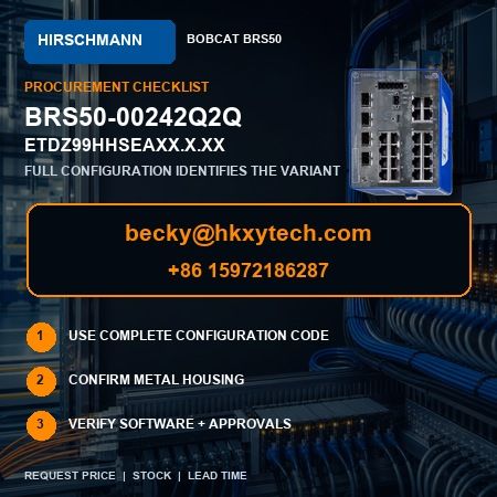 Hirschmann BRS50-00242Q2Q-ETDZ procurement configuration checklist