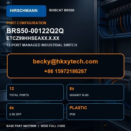 BRS50-00122Q2Q eight Gigabit RJ45 and four 2.5G SFP port configuration