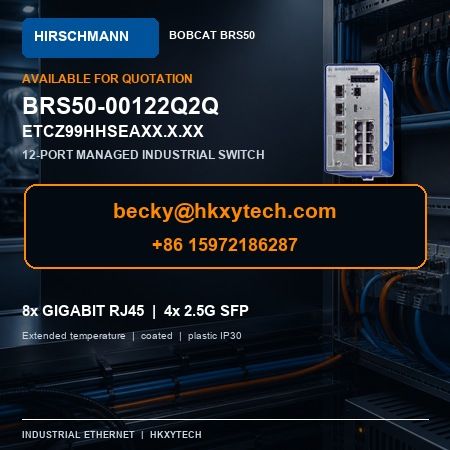 Hirschmann BRS50-00122Q2Q-ETCZ99HHSEAXX.X.XX BOBCAT 12-Port Switch 942170999