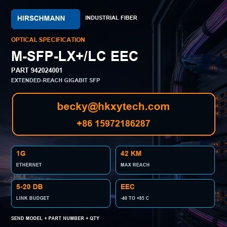 M-SFP-LX Plus LC EEC 942024001 42 km and 5 to 20 dB specifications