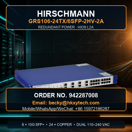 Hirschmann GRS106-24TX/6SFP-2HV-2A 942287008 Technical Selection Guide